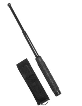 Miltec BLACK 20/53 TELESCOPE BATON W. POUCH