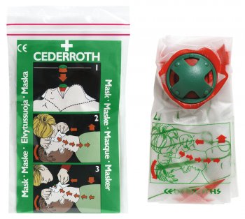 Andningsmask Cederroths med backventil