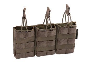 Clawgear 5.56mm Open Triple Mag Pouch Core Ranger Green