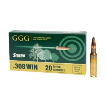 GGG Ammo .308 Win 165gr SBT Sierra Gameking 20/Box 