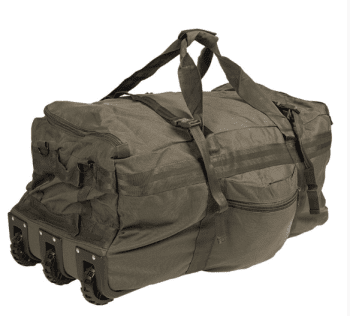 Miltec OD COMBAT DUFFLE BAG WITH WHEEL