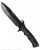 Miltec Black G10 Combat Knife With Nylon Sheath