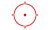Holosun HS512C Solar Red Circle Dot Sight Black 