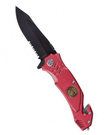 Miltec Red Fire Brigade One-Hand Knife