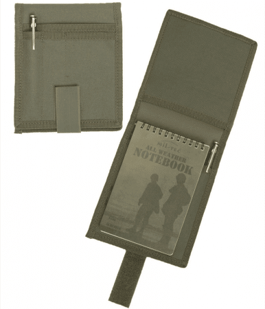 Miltec German OD message book cover