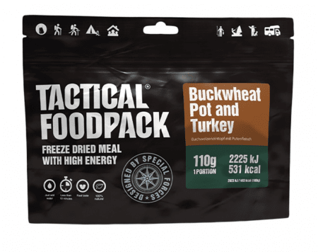 Tactical Foodpack Buckwheat Pot And Turkey