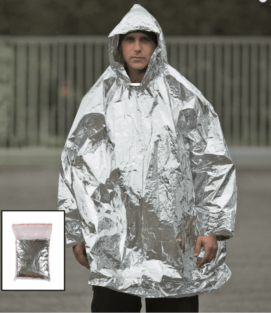 Miltec SILVER SURVIVAL PONCHO