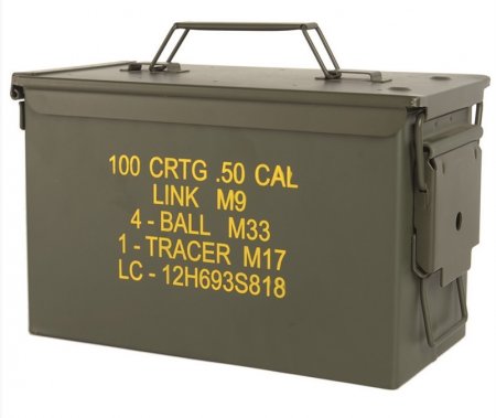 Miltec US OD M2A1 CAL. 50 AMMO BOX STEEL