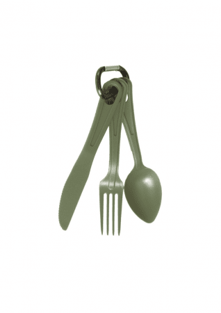 Miltec US OD Polycarbonate 3-Pcs. Eating Utensil
