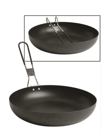 Miltec Camping Pan Collapsible Stainless Steel