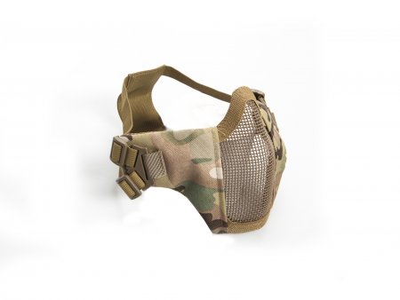 Steel Half Face Mask Multicam