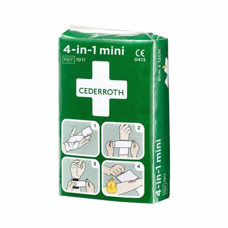 Blodstoppare Cederroths 4-in-1 Mini 1 kompress, 1 elastisk binda