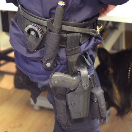 Snigel Teleskopiskbatonghållare -08 Svart