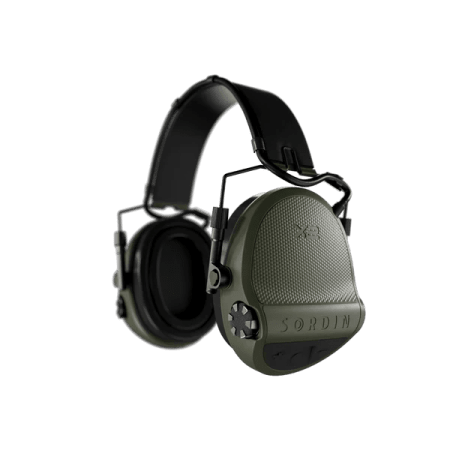 SORDIN X2 GREEN HEADBAND LEATHER GEL