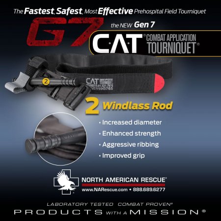 Combat Apllication Tourniquet C-A-T Gen 7 Black