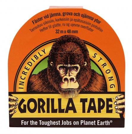 Tejp svart 32 m x 48 mm Gorilla