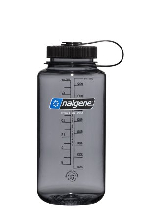 Nalgene Bottle, 1l, WM Gray with Black Cap Sustain
