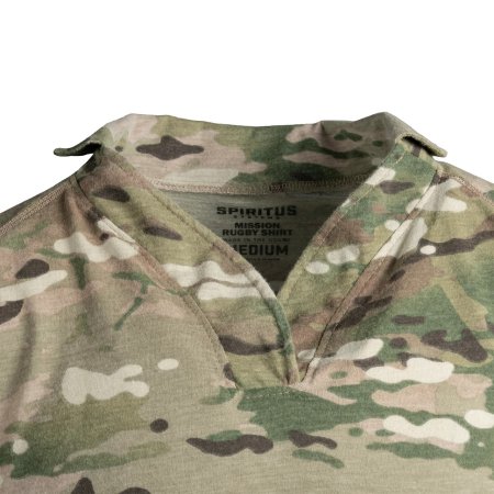 Spiritus Mission Rugby Shirt SS Multicam XL