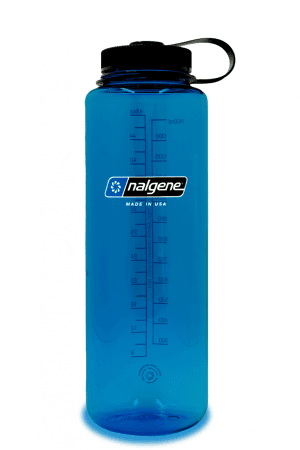  Nalgene Bottle, 1,4 l, Silo Blue with Black Cap Sustain