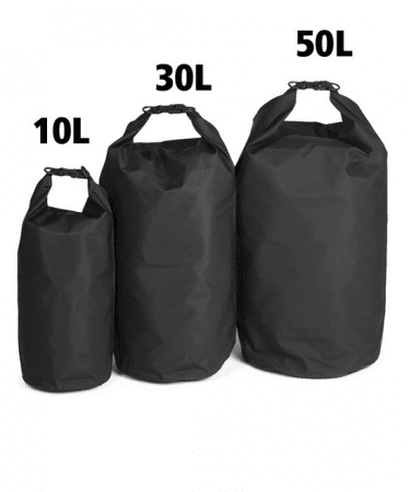 Miltec Transportsäck vattentät Black 10L