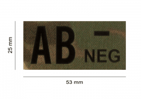 Clawgear AB Neg IR Patch Multicam
