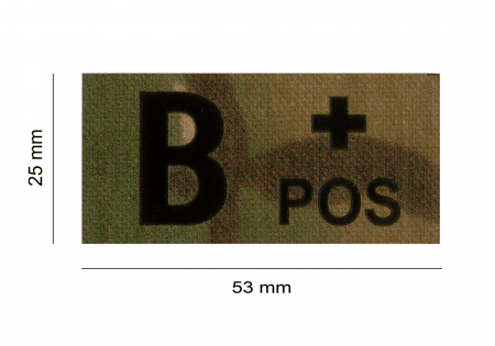 Clawgear B Pos IR Patch Multicam