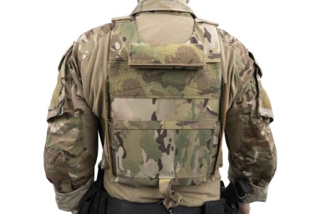 Spiritus LV-119 Rear Overt Plate Bag (Large) - Multicam