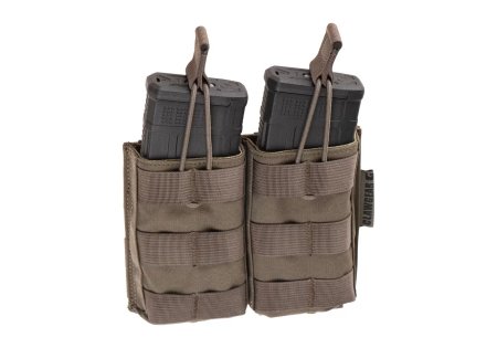 Clawgear 5.56mm Open Double Mag Pouch Core Ranger Green