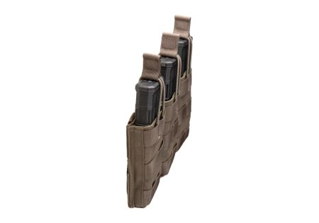 Clawgear 5.56mm Open Triple Mag Pouch Core Ranger Green