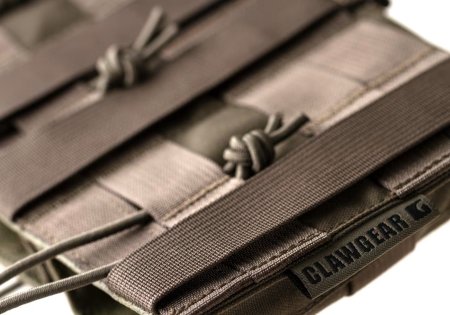 Clawgear 5.56mm Open Triple Mag Pouch Core Ranger Green