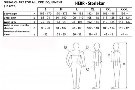 CPE Skyddsväst Herr BYA G1/RPS2 K1/KR1 Svart Size XL