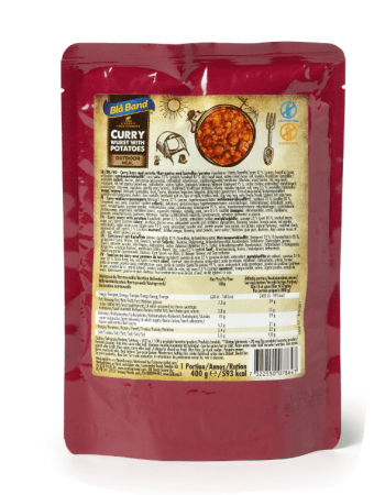 Blå Band Currykorv Med Potatis