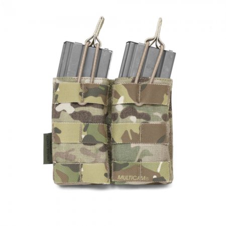 Warrior Double Open Mag Pouch M4 5.56mm Multicam