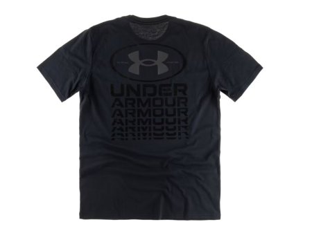 UA Armour Repeat SS Black S