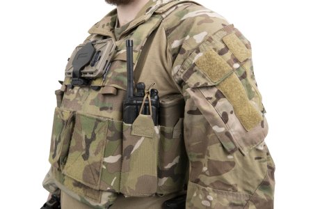 Spiritus LV-119 Front Overt Plate Bag (X-Large) - Multicam