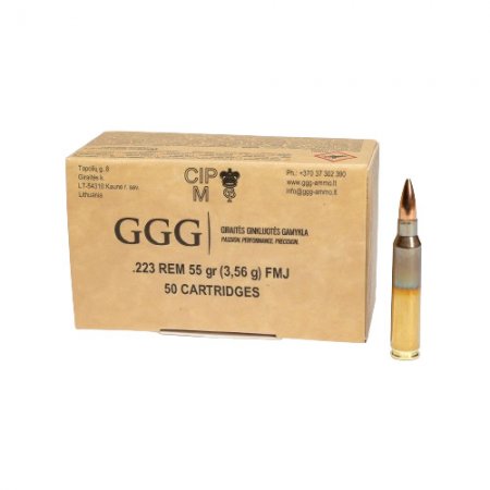 GGG .233Rem FMJ 3,56g/55gr 50-pack