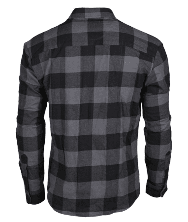Black/Grey Flannel Shirt Light S