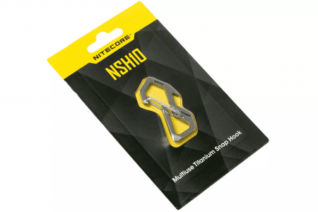 Nitecore NSH10 Multi-Use Titanium Snap Hook 