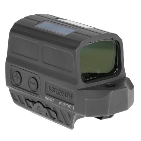 Holosun HS512C Solar Red Circle Dot Sight Black 
