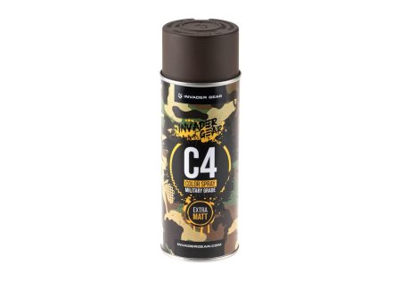 Invader Gear C4 Mil Grade Color Spray RAL8027