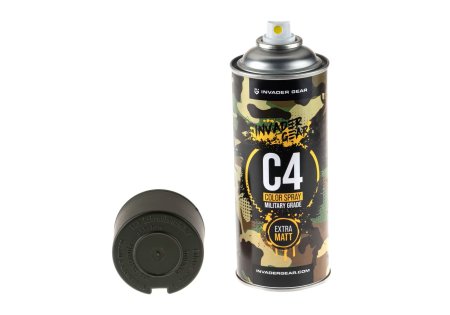 Invader Gear C4 Mil Grade Color Spray Olive Drab
