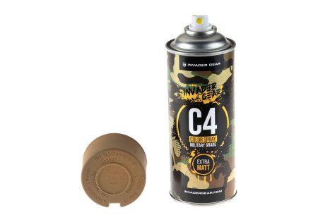 Invader Gear C4 Mil Grade Color Spray RAL8000