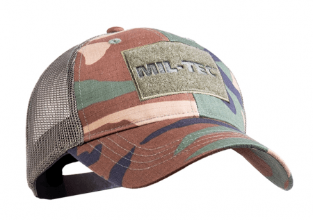 Miltec Trucker Baseball Cap Woodland