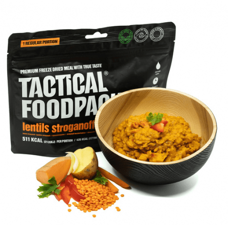 Tactical Foodpack Lentils Strogonoff