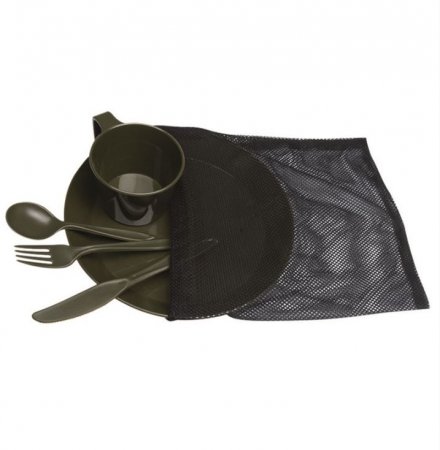 MILTEC CAMP SET OD PLASTIC