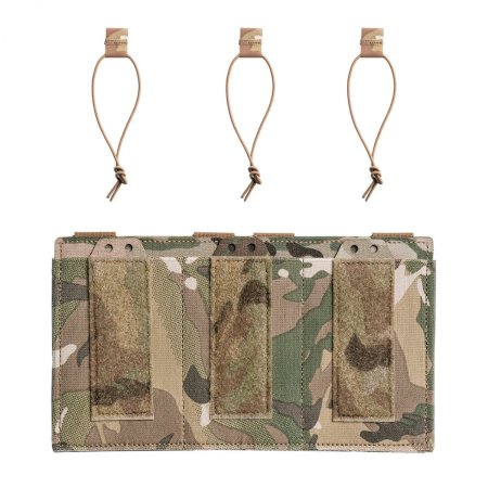 Spiritus MOLLE Triple Elastic Mag Pouch 5.56 Ranger Green