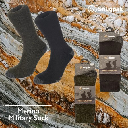 Snugpak Merino Military Sock OD 39-43