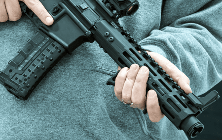 Leapers Ultra Slim M-LOK Angled Foregrip Black