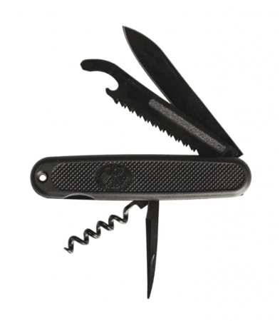 Miltec Black German Pocket Knife Old Style 