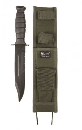 Miltec OD Army Combat Knife With Sheat